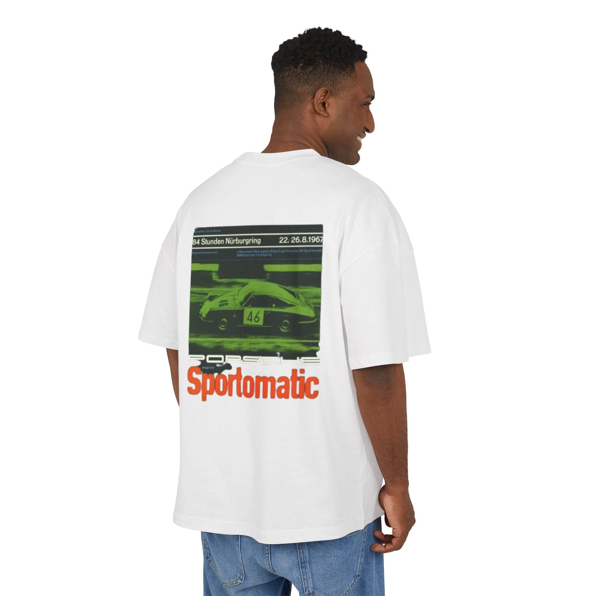 Retro Porsche Drop-Shoulder