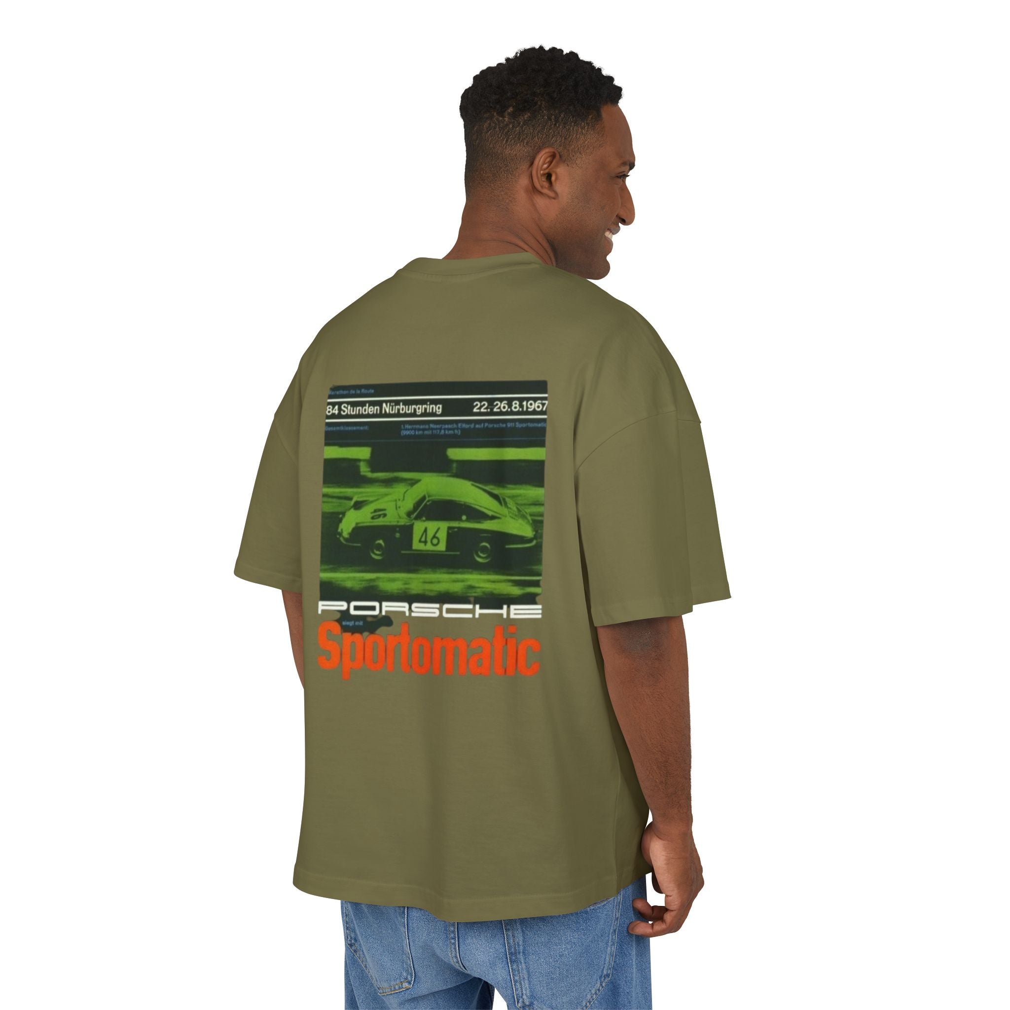 Retro Porsche Drop-Shoulder