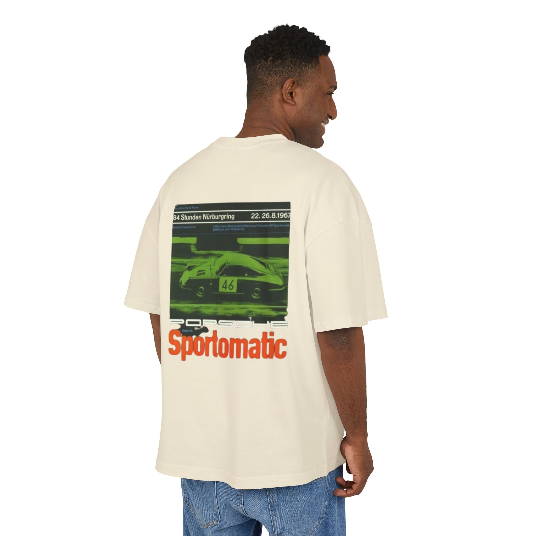 Retro Porsche Drop-Shoulder