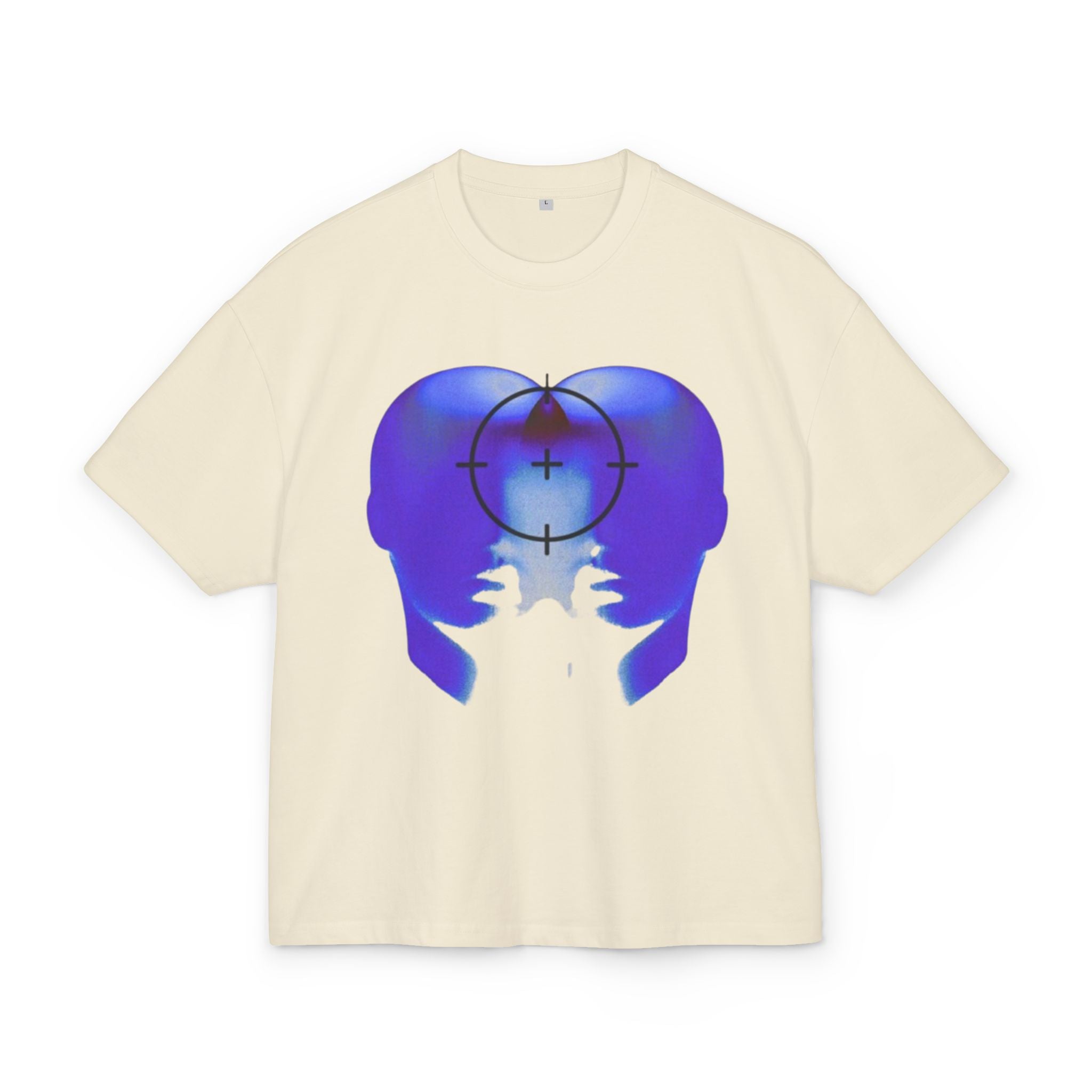 Blue Head Design  Heavy Cotton Tee